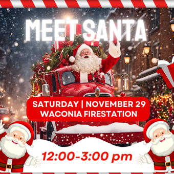 Santa at the Fire Station 